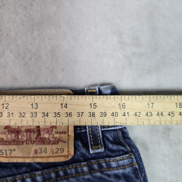 Levis 517 Jeans Mens 32x29 Boot Cut Western Cowboy Denim - Picture 7 of 8